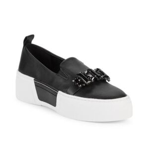 Karl Lagerfeld ParisLamirra Embellished Platform Sneakers Size 7